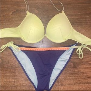 VS push up halter bikini set